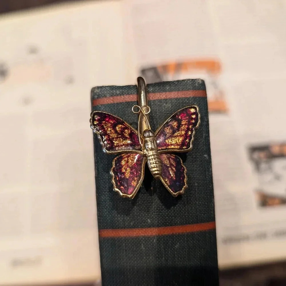 Butterfly Enamel Book Mark